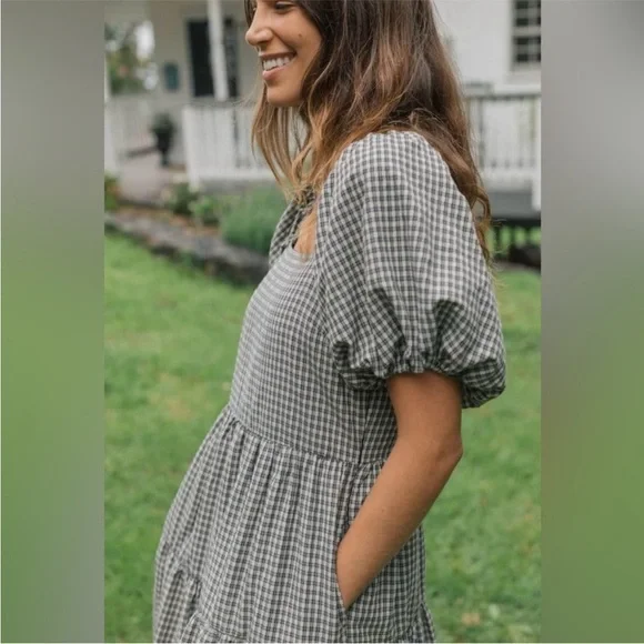 Neuflora Florence Puff Sleeve Maxi Dress - Picture 9 of 9